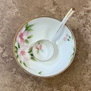 Vintage Nippon Mayo Bowl with ladle